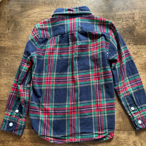 Janie and Jack long sleeve button down with Deer Vest size 3 - Picture 3 of 7